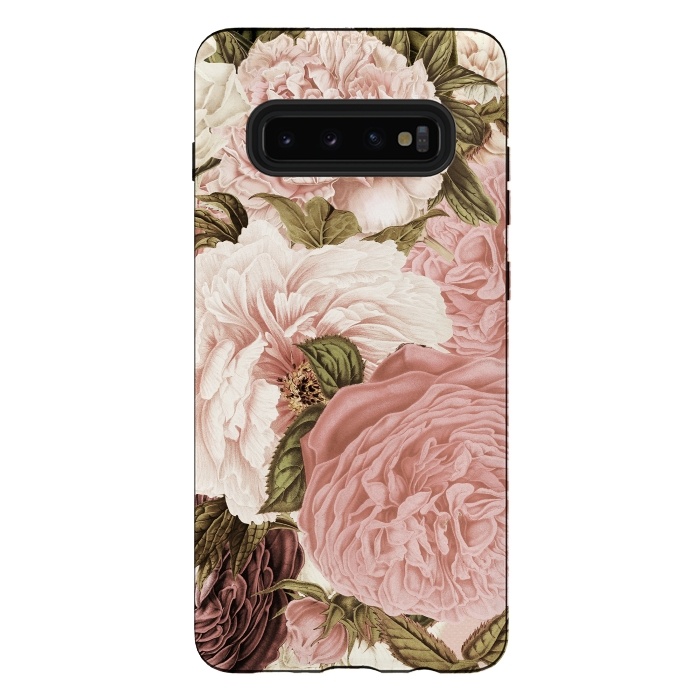 Galaxy S10 plus StrongFit Vintage Roses by  Utart