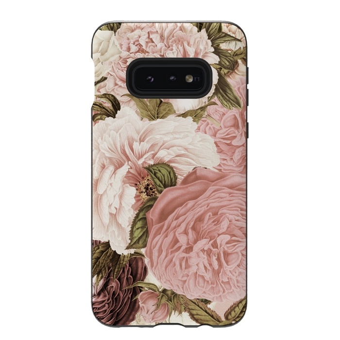 Galaxy S10e StrongFit Vintage Roses by  Utart