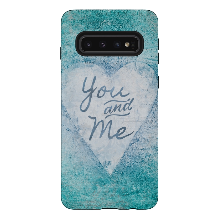 Galaxy S10 StrongFit You And Me Love Heart by Andrea Haase