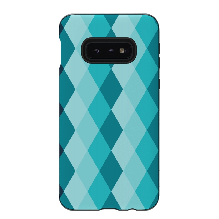 Galaxy S10e StrongFit blue ceramic tiles by TMSarts