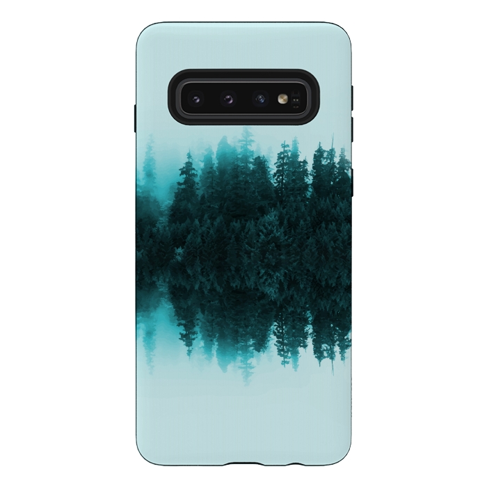 Galaxy S10 StrongFit Cloudy Forest by Creativeaxle