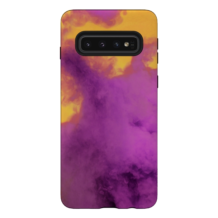 Galaxy S10 StrongFit Ultraviolet Smoke by Gringoface Designs
