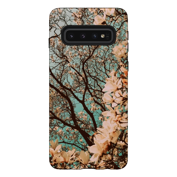 Galaxy S10 StrongFit Spring Time Cherry Blossoms by Gringoface Designs