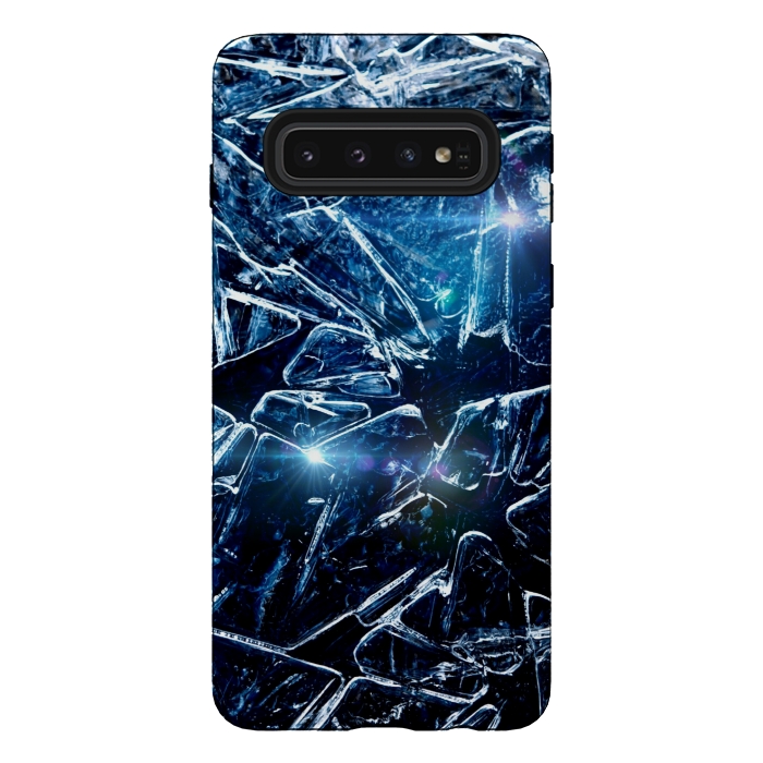 Galaxy S10 StrongFit Cracked Ice by Gringoface Designs