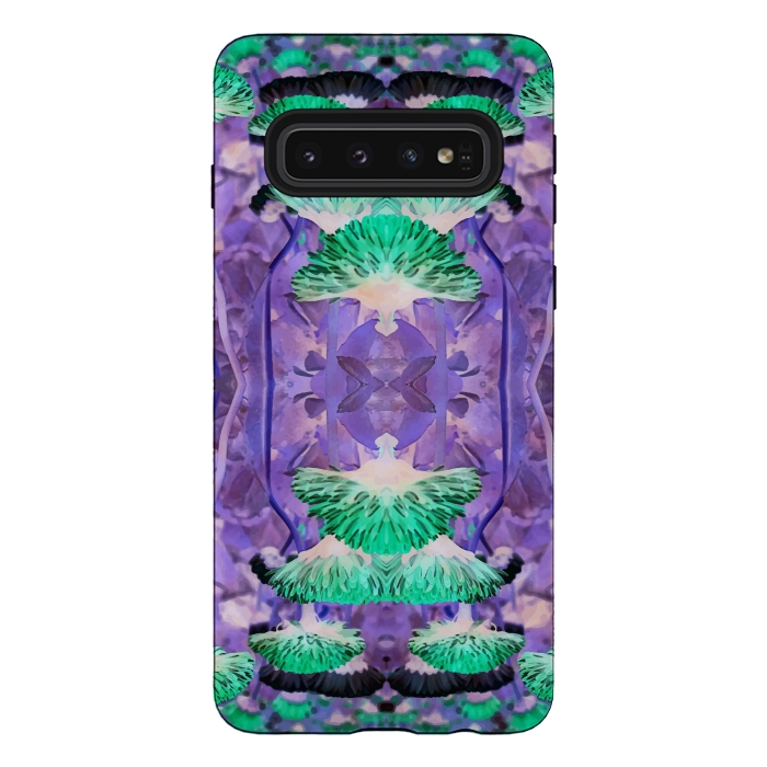 Galaxy S10 StrongFit Rose Bloom by Creativeaxle