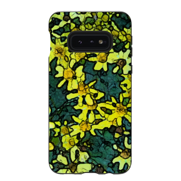 Galaxy S10e StrongFit Yellow Daisies by Majoih