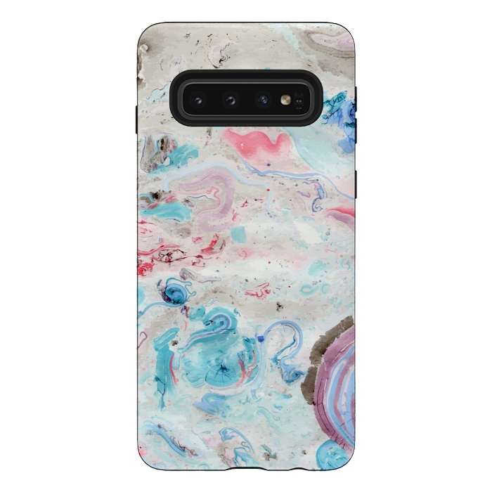 Galaxy S10 StrongFit Marble Pattern-v1 by Creativeaxle