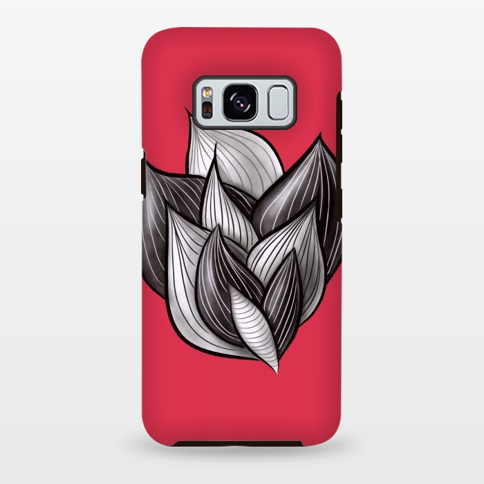Galaxy S8 plus StrongFit Abstract Art Floral Dynamic Geometric Shapes  by Boriana Giormova