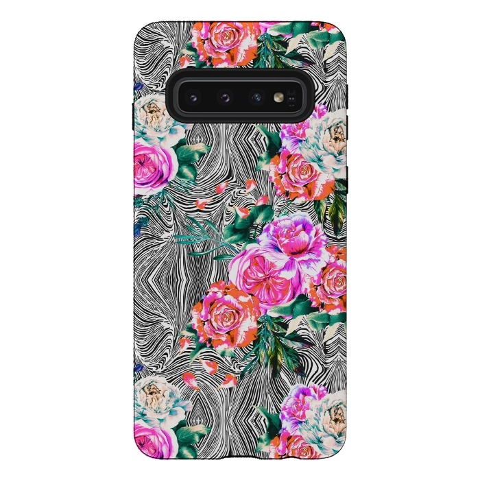 Galaxy S10 StrongFit Flowery on linear mosaic by Mmartabc