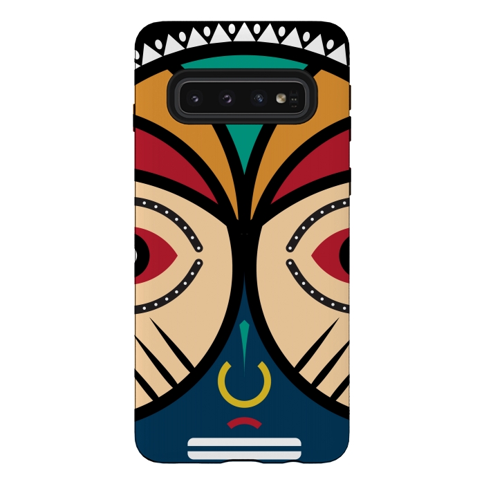 Galaxy S10 StrongFit Pende tribal Mask by TMSarts