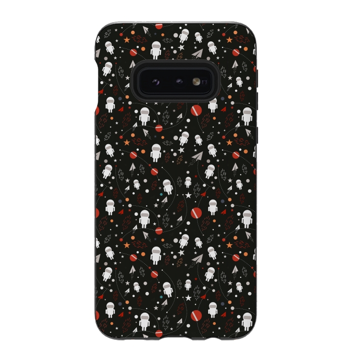 Galaxy S10e StrongFit cartoon space pattern by TMSarts