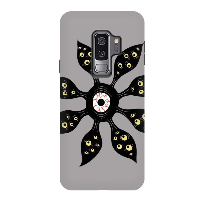 Galaxy S9 plus StrongFit Evil Eye Monster Creepy Weird Gothic Art by Boriana Giormova
