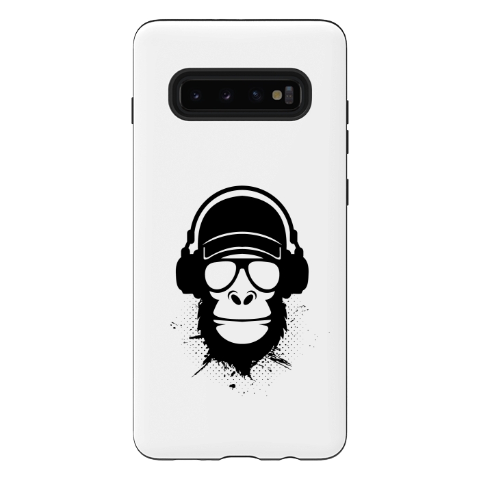 Galaxy S10 plus StrongFit cool dude monkey by TMSarts