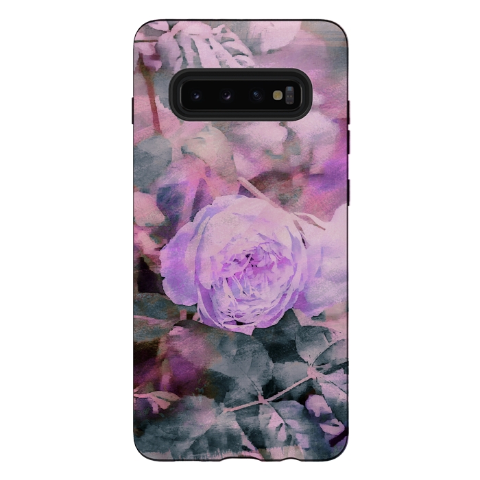 Galaxy S10 plus StrongFit Rose Mixed Media Art by Andrea Haase