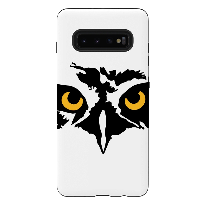 Galaxy S10 plus StrongFit Night Owl by Majoih