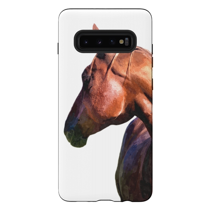 Galaxy S10 plus StrongFit Horse Portrait by Alemi