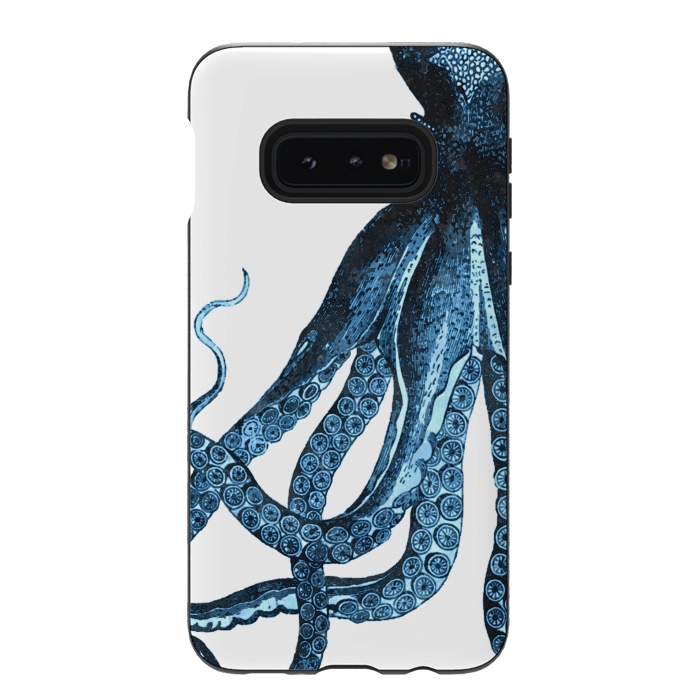 Galaxy S10e StrongFit Blue Octopus Illustration by Alemi