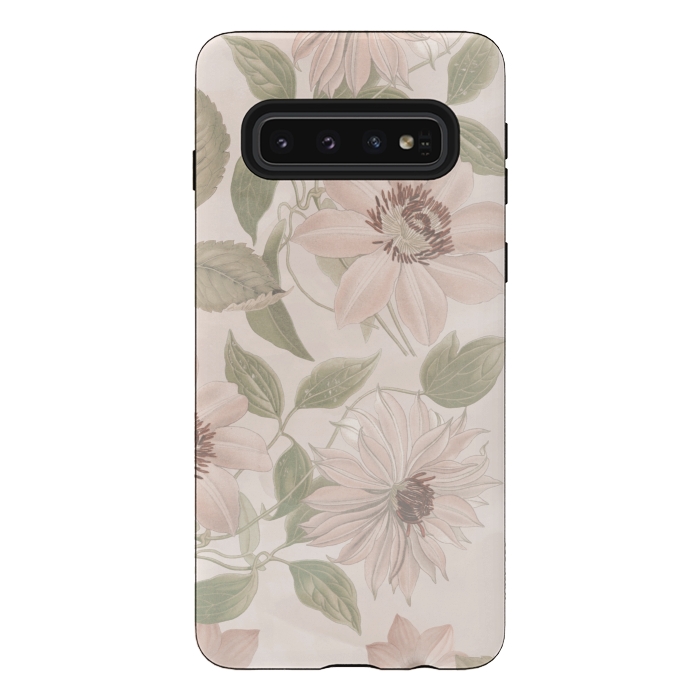 Galaxy S10 StrongFit Nostalgic Flowers by Andrea Haase