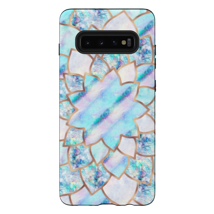 Galaxy S10 plus StrongFit Ice Mandala by  Utart