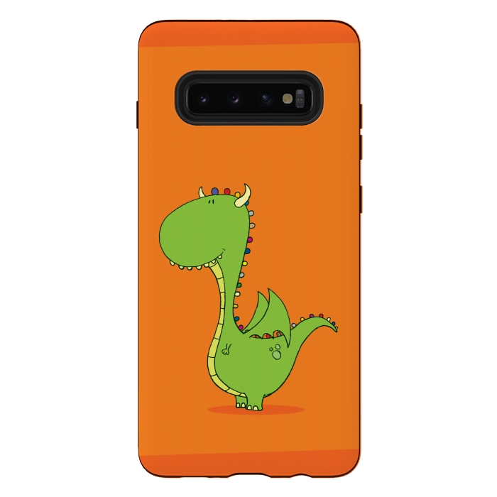Galaxy S10 plus StrongFit MOMMY'S LITTLE DRAGON! by Mangulica