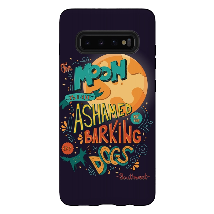 Galaxy S10 plus StrongFit The moon is not ashamed by the barking of dogs by Jelena Obradovic