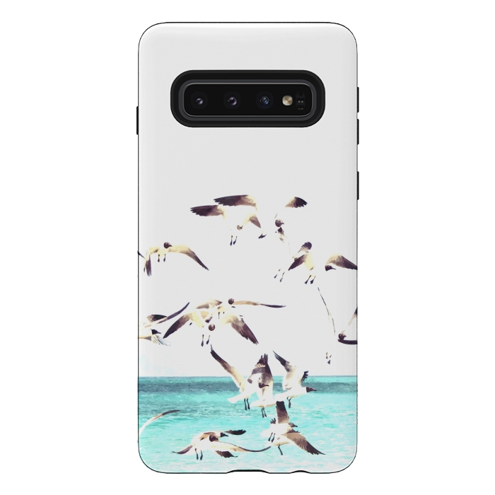 Galaxy S10 StrongFit Seagulls by Alemi