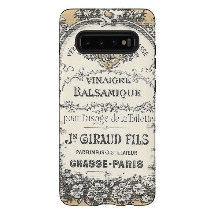 Galaxy S10 plus StrongFit Vintage French Typography by Andrea Haase