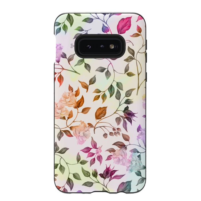 Galaxy S10e StrongFit Jhumri Tropical by Creativeaxle