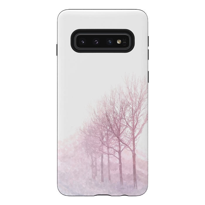 Galaxy S10 StrongFit Pink Trees by Alemi