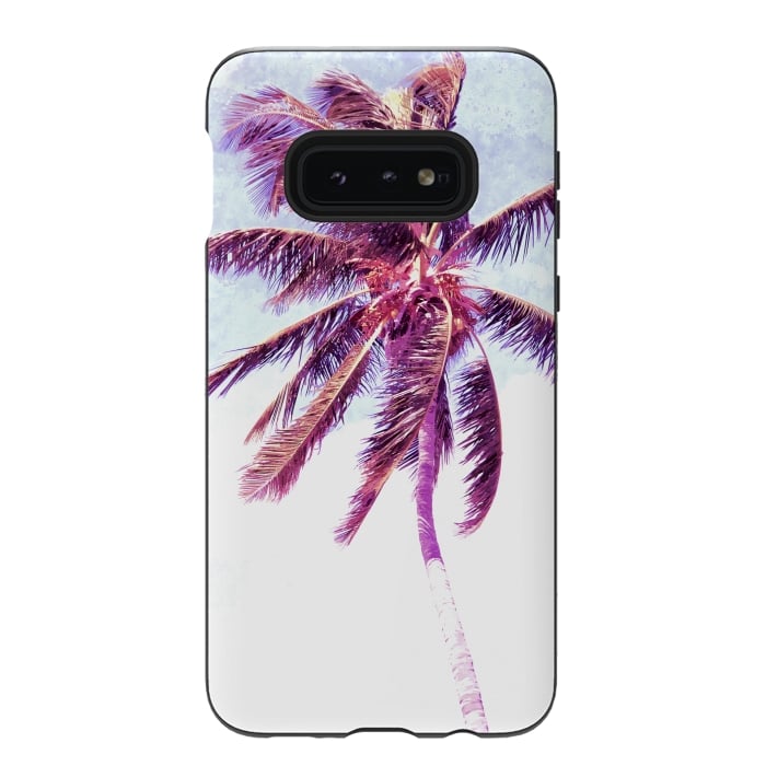 Galaxy S10e StrongFit Palm Tree Tropical Illustration by Alemi