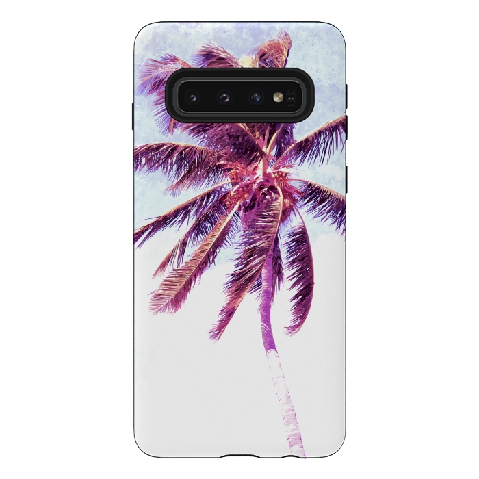 Galaxy S10 StrongFit Palm Tree Tropical Illustration by Alemi