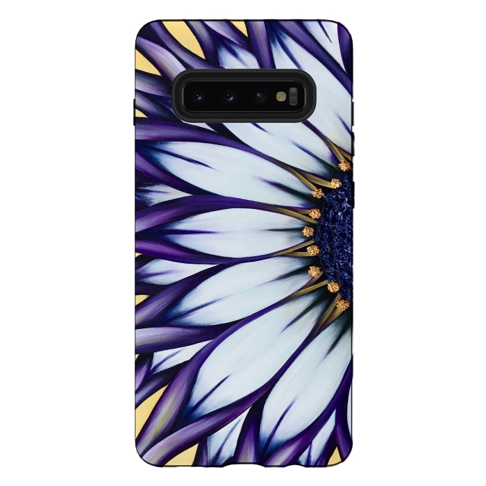 Galaxy S10 plus StrongFit Wild African Daisy by Denise Cassidy Wood