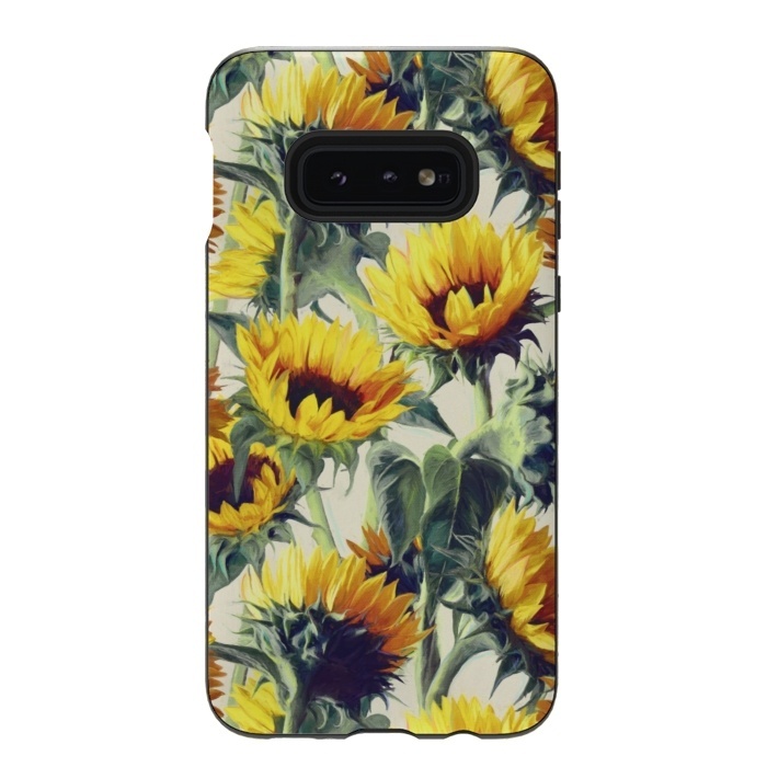Galaxy S10e StrongFit Sunflowers Forever by Micklyn Le Feuvre