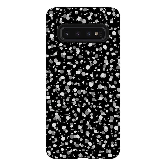Galaxy S10 StrongFit White Dots by Majoih