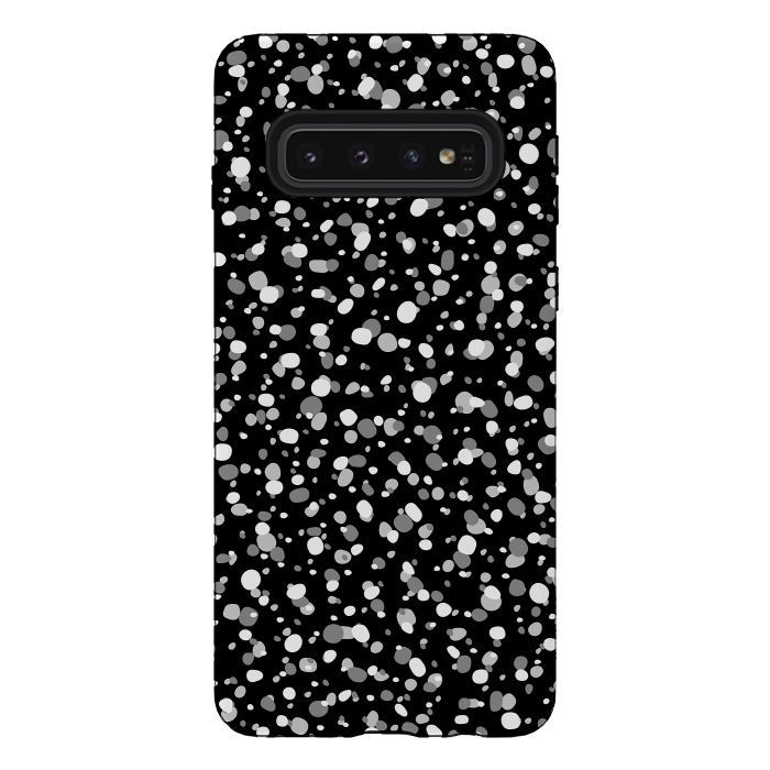 Galaxy S10 StrongFit White Dots by Majoih