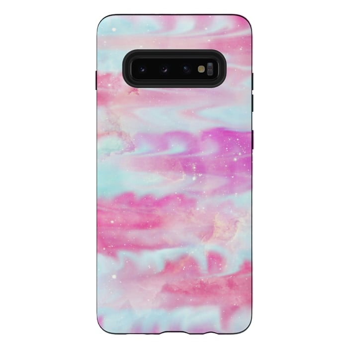 Galaxy S10 plus StrongFit Pink blue  by Jms