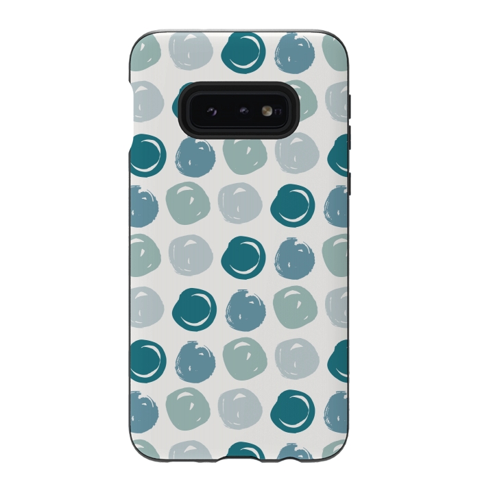 Galaxy S10e StrongFit Little Circles by Creativeaxle