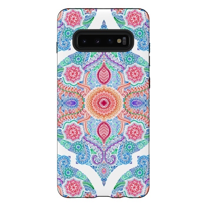 Galaxy S10 plus StrongFit Ink and Symmetry in Rainbow Brights by Micklyn Le Feuvre