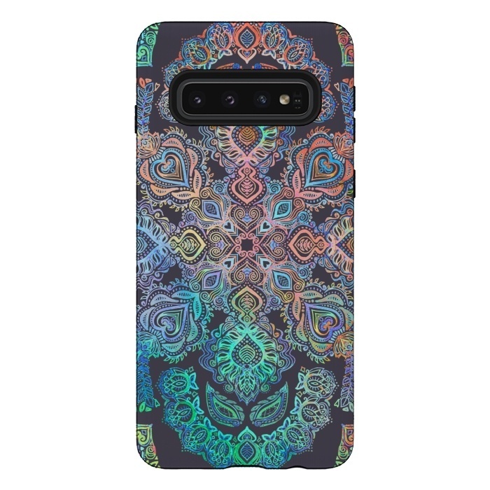 Galaxy S10 StrongFit Boho Intense by Micklyn Le Feuvre
