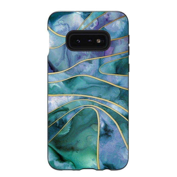 Galaxy S10e StrongFit The Magnetic Tide by Micklyn Le Feuvre