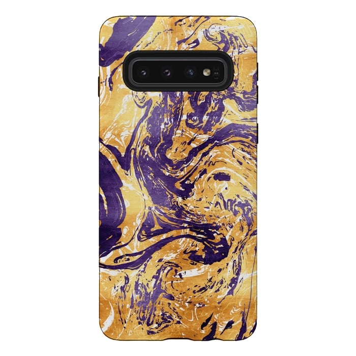 Galaxy S10 StrongFit Abstract Marble by Art Design Works