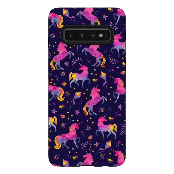 Galaxy S10 StrongFit Unicorn Jubliee by gingerlique
