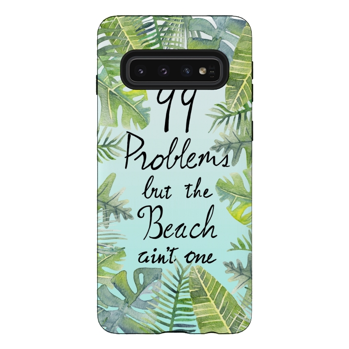 Galaxy S10 StrongFit Tropical Chill by gingerlique