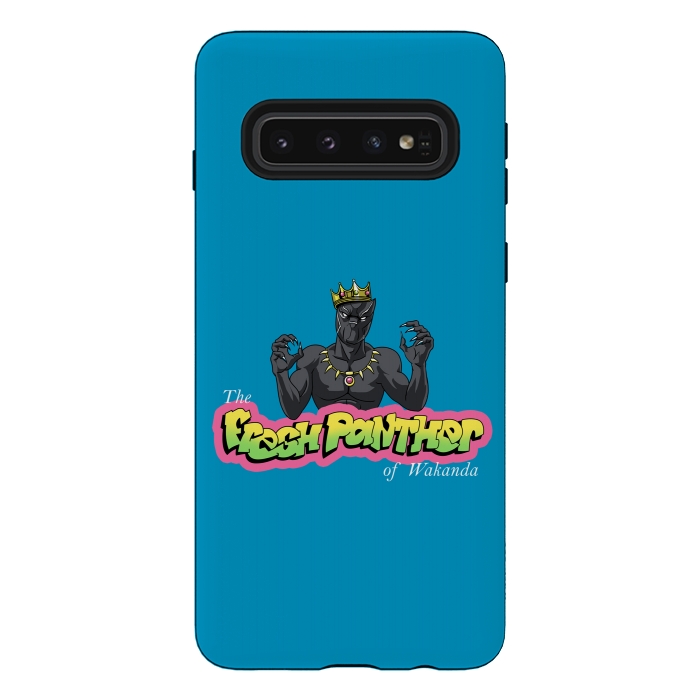 Galaxy S10 StrongFit The Fresh Panther of Wakanda by Vincent Patrick Trinidad