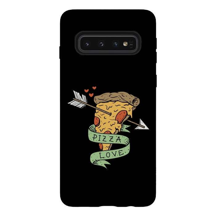 Galaxy S10 StrongFit Pizza Love by Vincent Patrick Trinidad