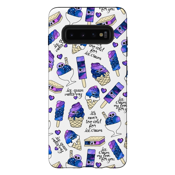 Galaxy S10 plus StrongFit Galaxy Ice Cream by gingerlique