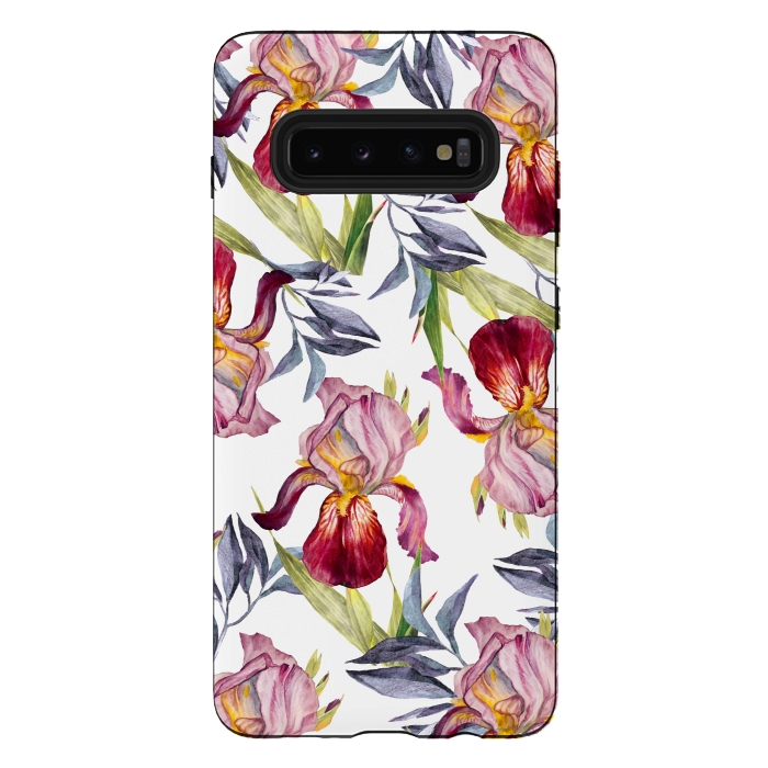 Galaxy S10 plus StrongFit Born in Flowers by Creativeaxle