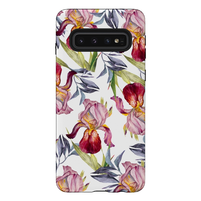 Galaxy S10 StrongFit Born in Flowers by Creativeaxle
