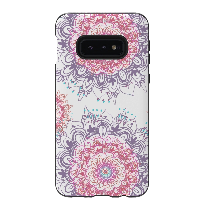 Galaxy S10e StrongFit Flowers in Her Hair  by Rose Halsey