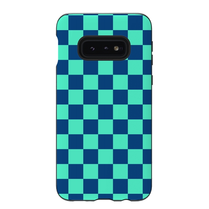 Galaxy S10e StrongFit Checkered Pattern VI by Art Design Works